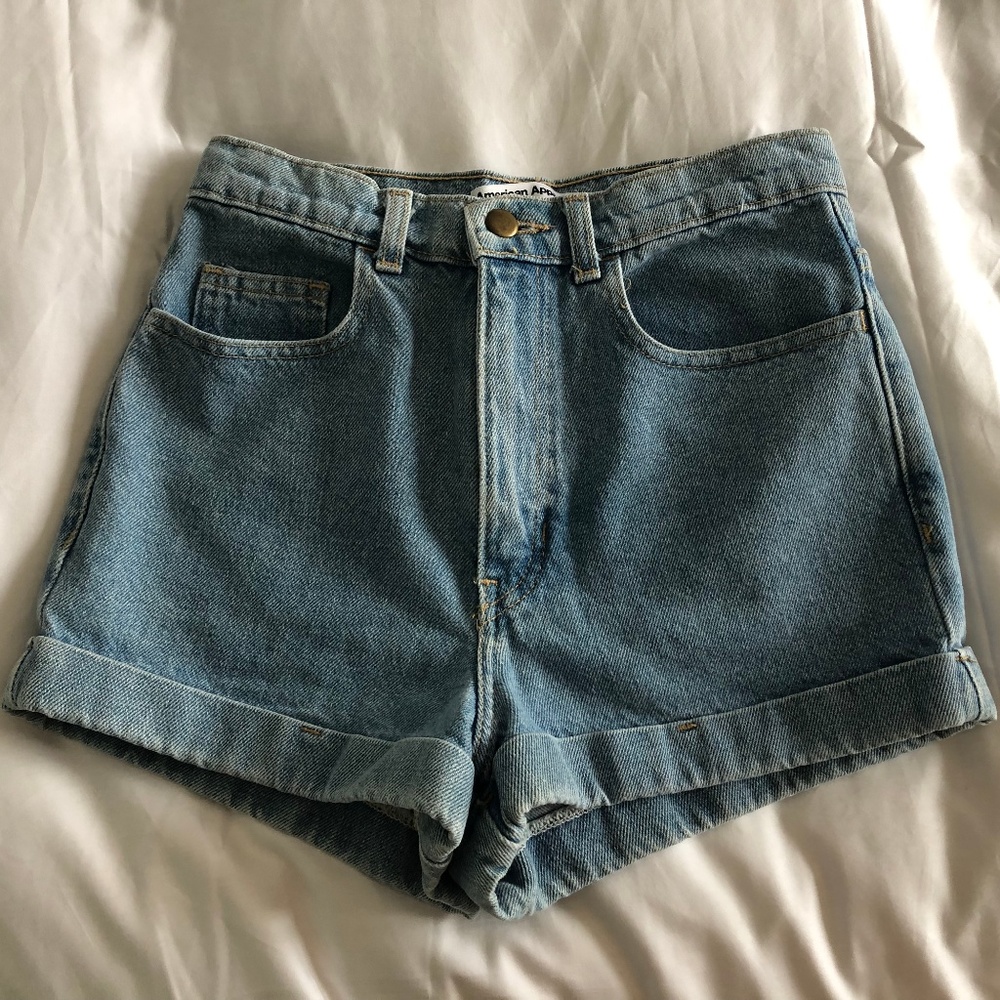 American Apparel denim shorts